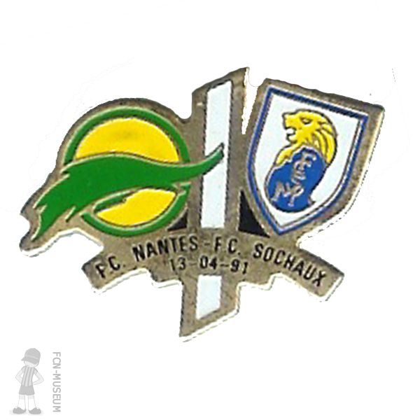1990-91 33ème j Nantes Sochaux