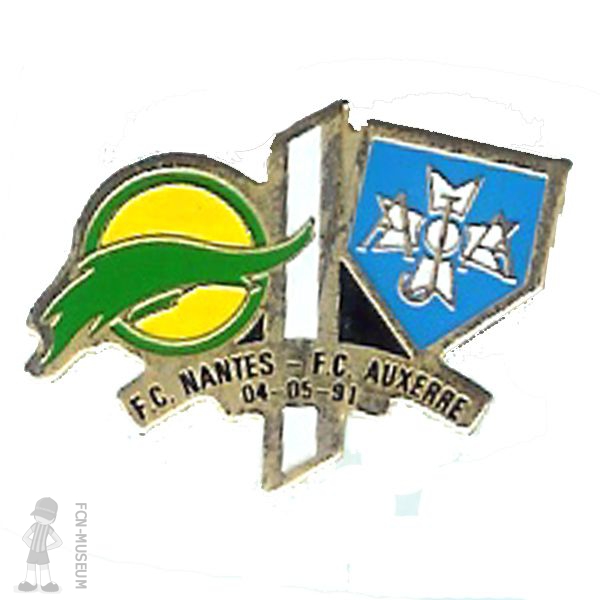 1990-91 35ème j Nantes Auxerre