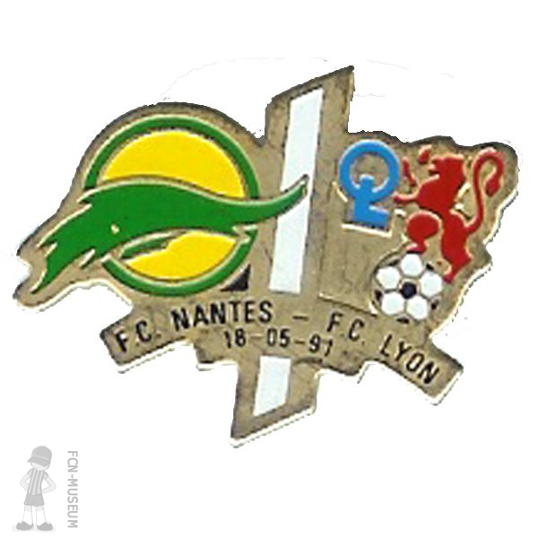 1990-91 37ème j Nantes Lyon