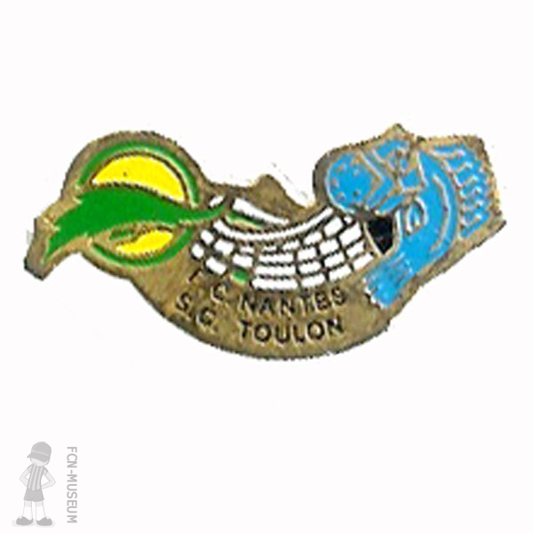 1991-92 22ème j Nantes Toulon (Pin's)