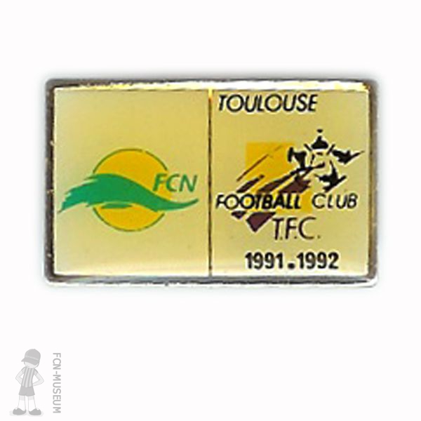 1991-92 26ème j Nantes Toulouse b (Pin's)