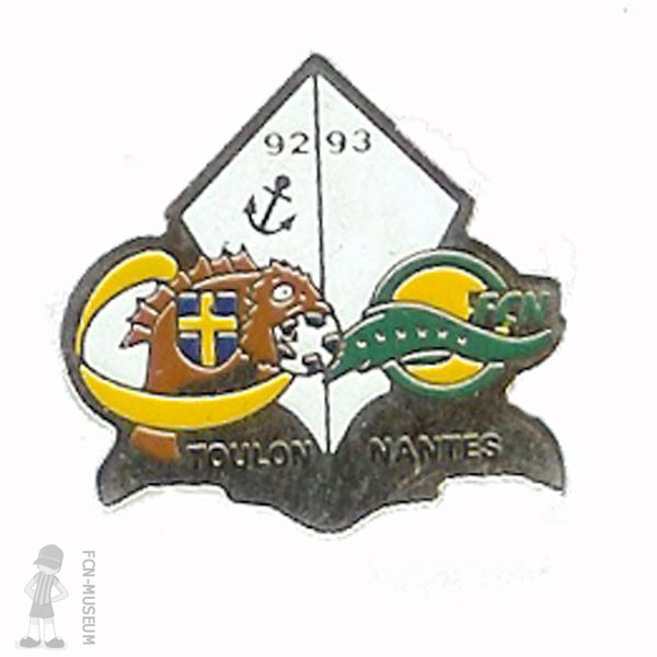 1992-93 06ème j Toulon Nantes (Pin's)