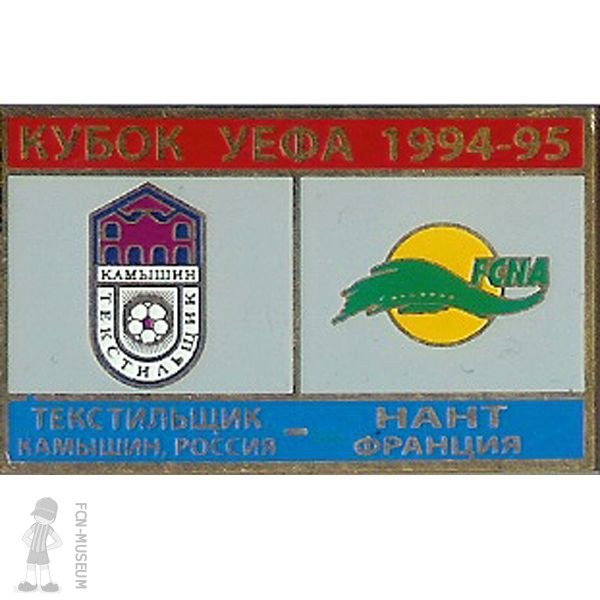 1994-95  16ème retour Kamychin Nantes (badge) a