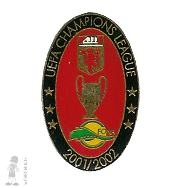 2001-02 2ème phase 4ème j Manchester Nantes (Badge)