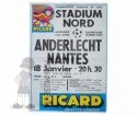 1976-77 amical Anderlecht Nantes (Affiche)