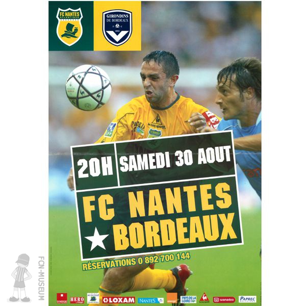2003-04 05ème j Nantes Bordeaux  (Affiche)