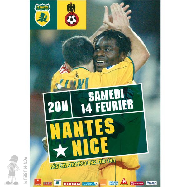 2003-04 24ème j Nantes Nice (Affiche)