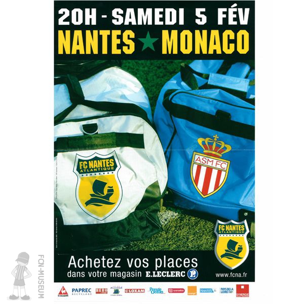 2004-05 25ème j Nantes Monaco (Affiche)