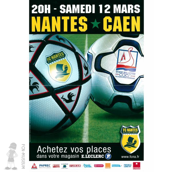 2004-05 29ème j Nantes Caen (Affiche)