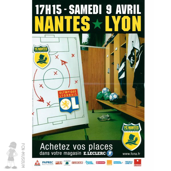 2004-05 32ème j Nantes Lyon (Affiche)