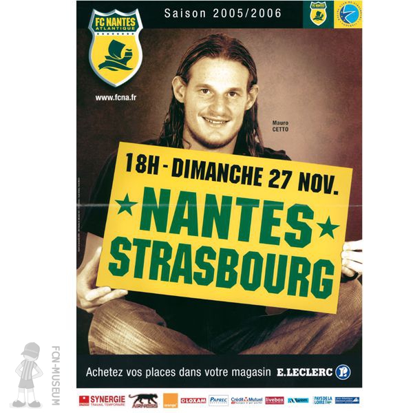 2005-06 16ème j Nantes Strasbourg (Affiche)