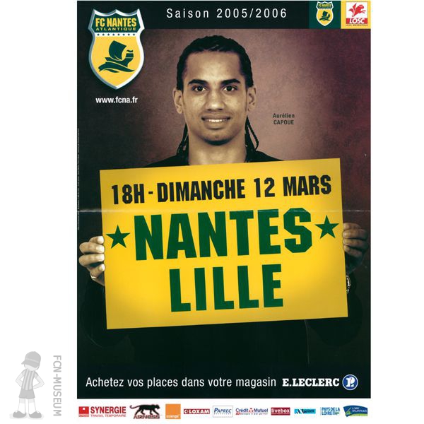 2005-06 30ème j Nantes Lille (Affiche)