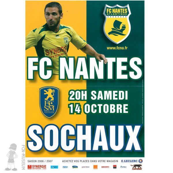 2006-07 09ème j FC Nantes Sochaux (Affiche)