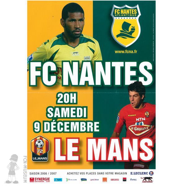 2006-07 17ème j Nantes Le Mans (Affiche)