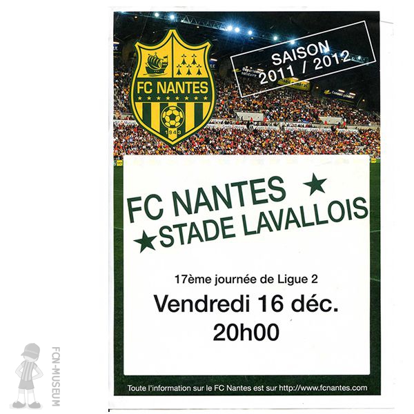 2011-12 17ème j  FC Nantes Laval (Affiche)