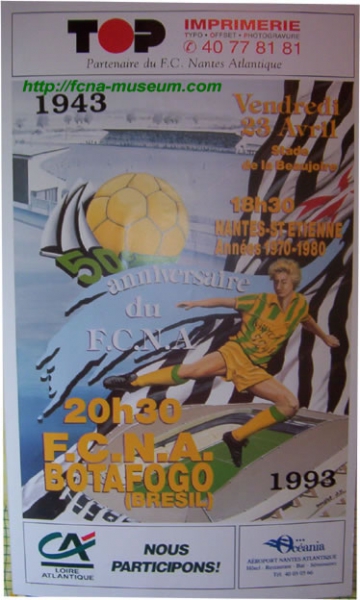 Affiche Nantes BOTAFOGO