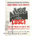 CdF 1983 Demi aller Lille Nantes (Affic...