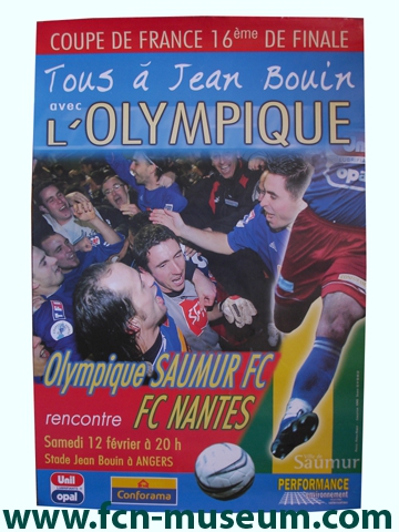 CdF 2005  16ème Saumur Nantes (Affiche)