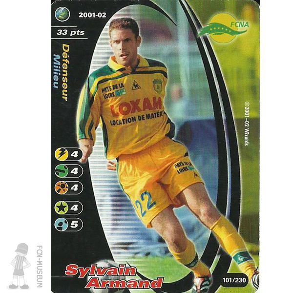 2001-02 ARMAND Sylvain (Cards)