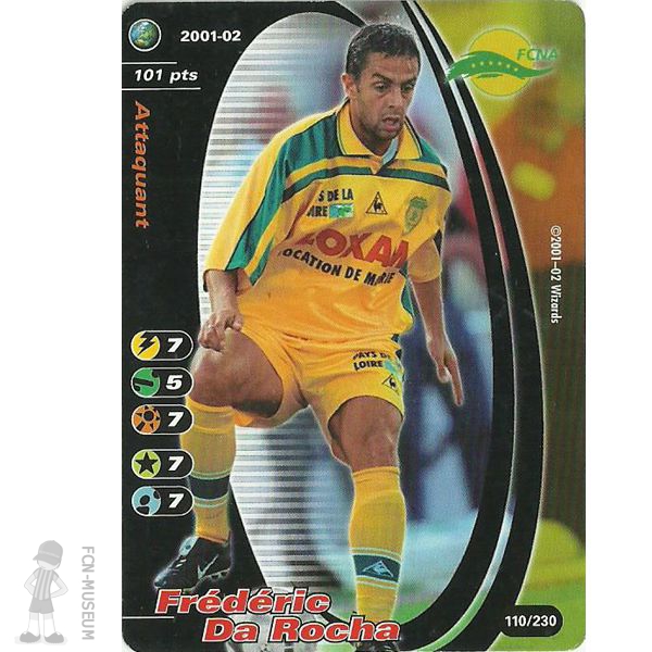 2001-02 DA ROCHA Frédéric (Cards)