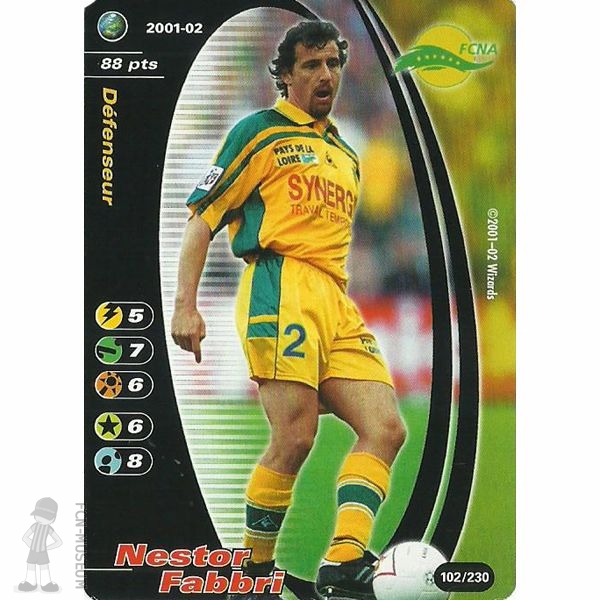 2001-02 FABBRI Nestor (Cards)