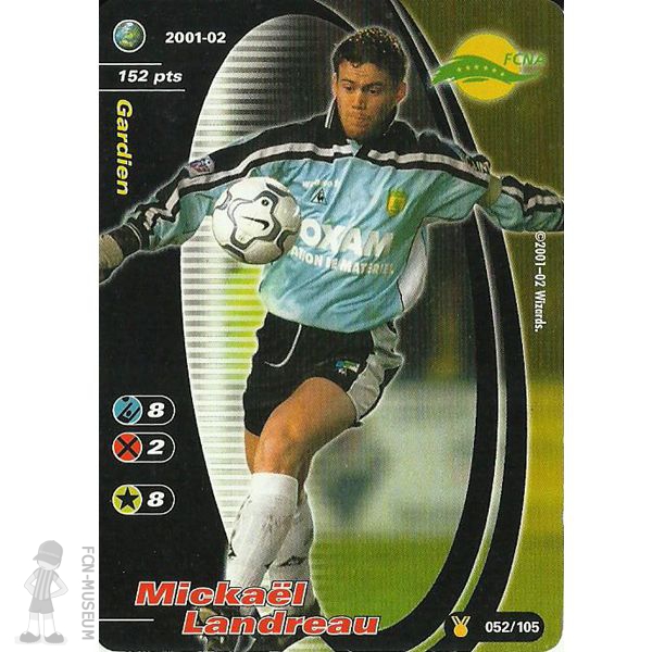 2001-02 LANDREAU Mickaël (Cards)