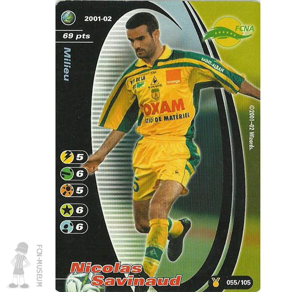 2001-02 SAVINAUD Nicolas (Cards)