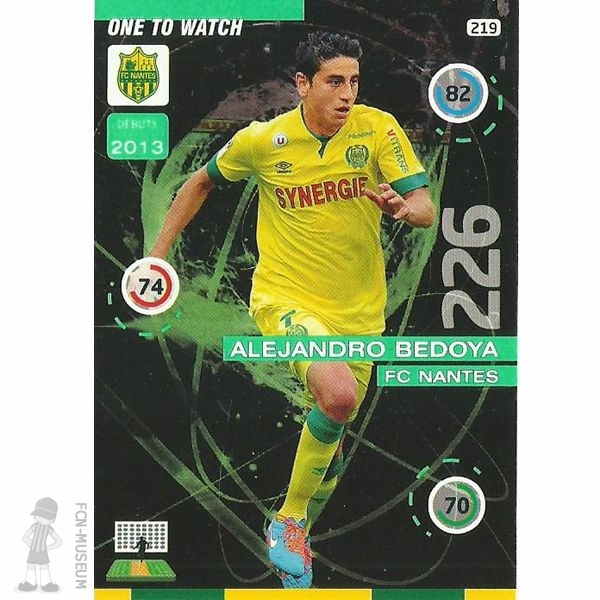 2015-16 BEDOYA Alejandro (Cards One to watch)