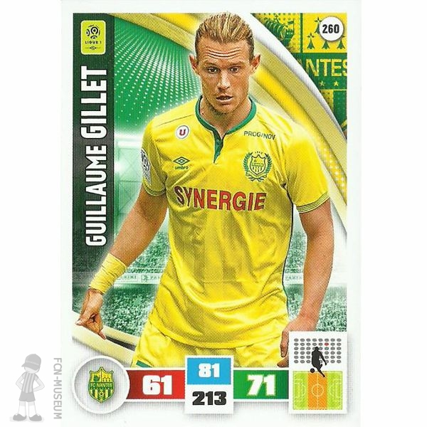 2016-17 GILLET Guillaume (Cards)