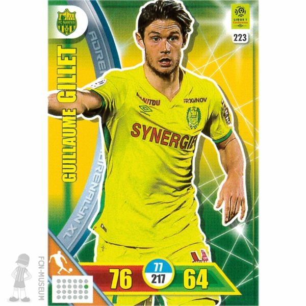 2017-18 GILLET Guillaume (Cards)