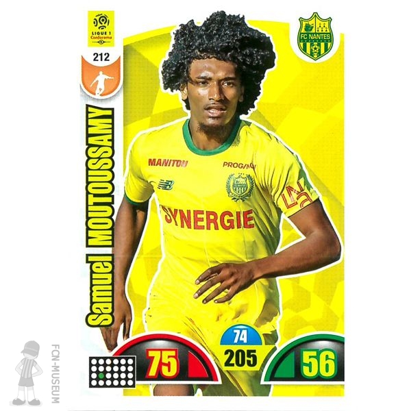 2018-19 MOUTOUSSAMY Samuel (Cards)