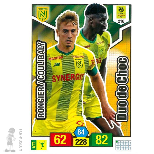 2019-20 RONGIER COULIBALY (Duo de choc)