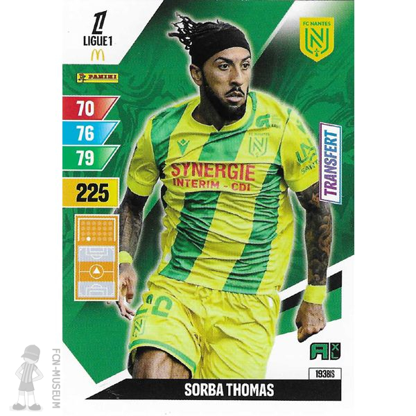 2024-25 THOMAS Sorba (Cards)
