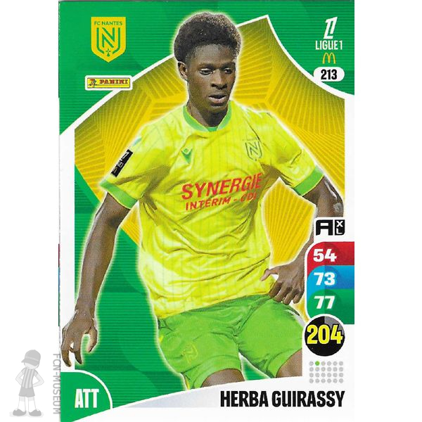 2025-26 GUIRASSY Herba (Cards)