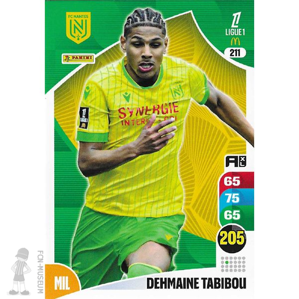 2025-26 TABIBOU Dehmaine (Cards)