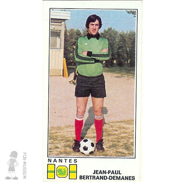 1977 BERTRAND DEMANES Jean Paul (Panini)