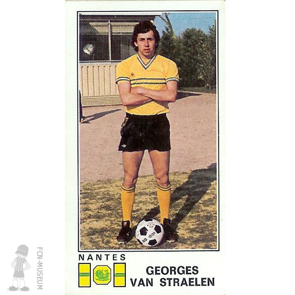 1977 VAN STRAELEN Georges (Panini)