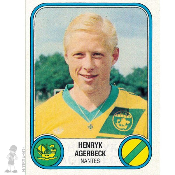 1982-83 AGERBECK Henryk (Panini)