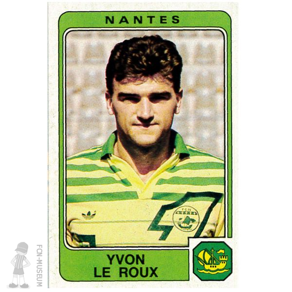 1985-86 LE ROUX Yvon (Panini)