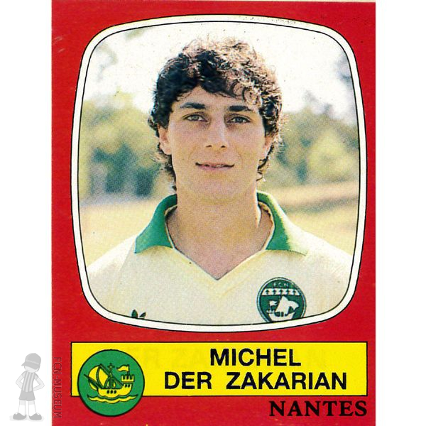 1986-87 DER ZAKARIAN Michel (Panini)