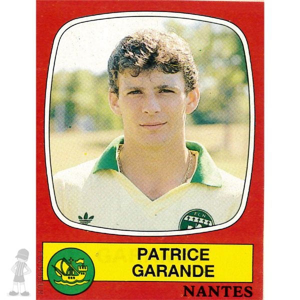1986-87 GARANDE Patrice (Panini)