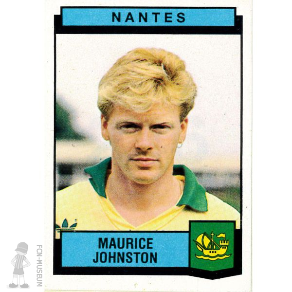 1987-88 JOHNSTON Maurice (Panini)