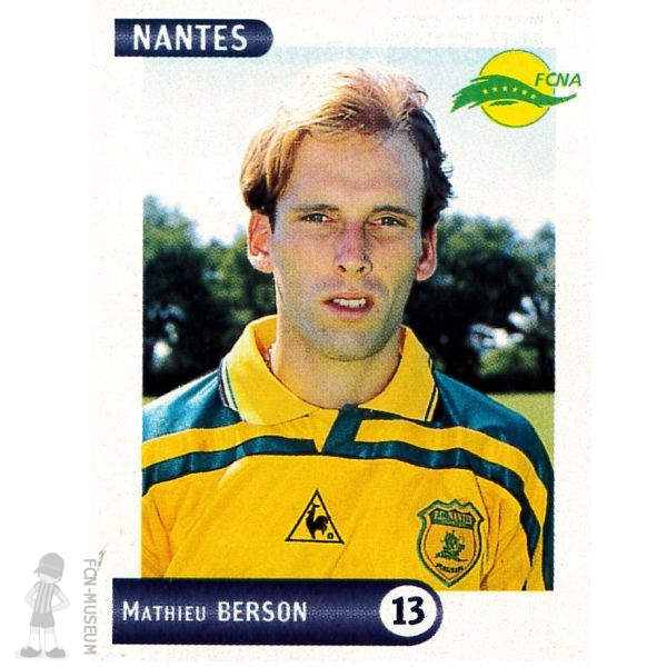2000-01 BERSON Mathieu (Panini)