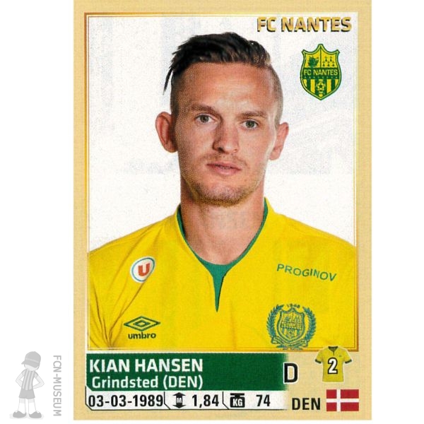 2014-15 HANSEN Kian (Panini)