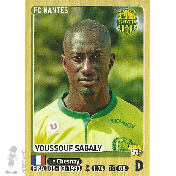 2015-16 SABALY Youssouf (Panini)