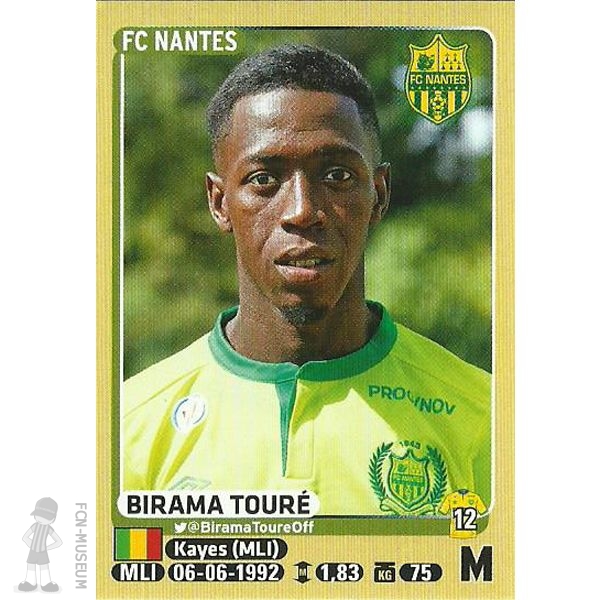 2015-16 TOURE Birama (Panini)