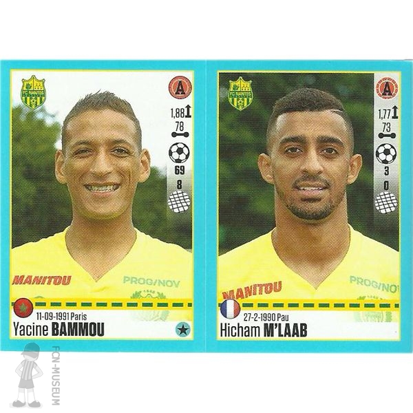 2016-17 BAMMOU & M'LAAB (Panini)