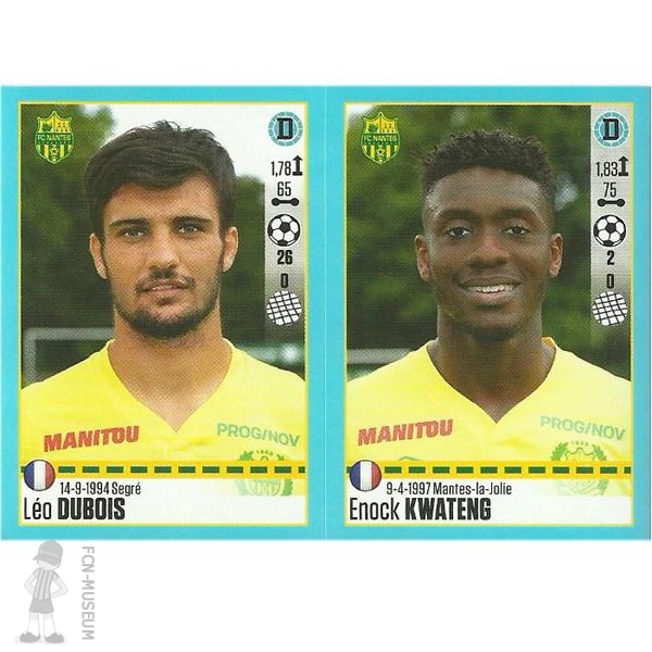 2016-17 DUBOIS & KWATENG (Panini)