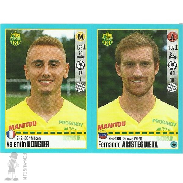 2016-17 RONGIER & ARISTIGUIETA (Panini)