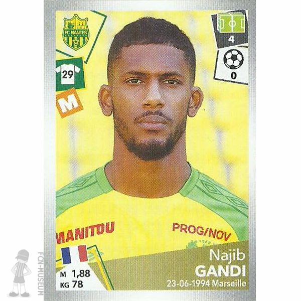 2017-18 GANDI Najib (Panini)